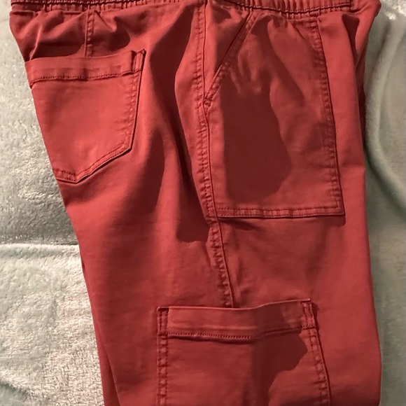 Brick Red large Cargo Pants 
T3 - Picture 2 of 14